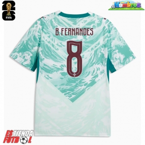 Portugal Bruno Fernandes #8 Segunda Equipación Mundial 2026 Manga Corta